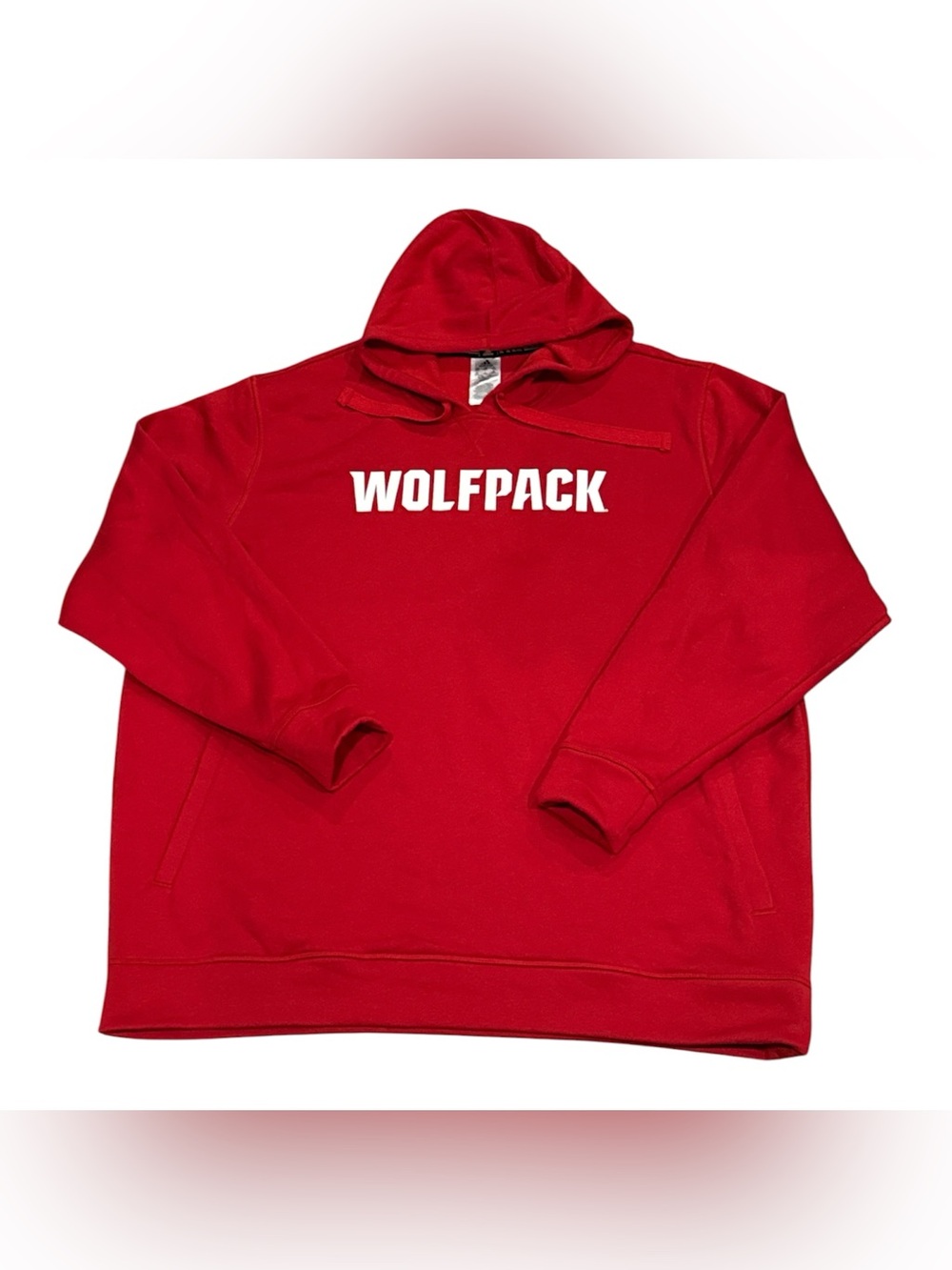 Adidas NC State Wolfpack NCAA Football Red Pullover Hoodie Sweatshirt Mens 3XL